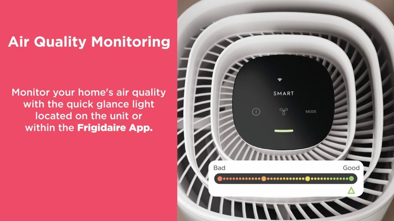 Purificateur d'air Frigidaire FHAP2040A1 Purea300™ XL HEPA avec Wi-Fi