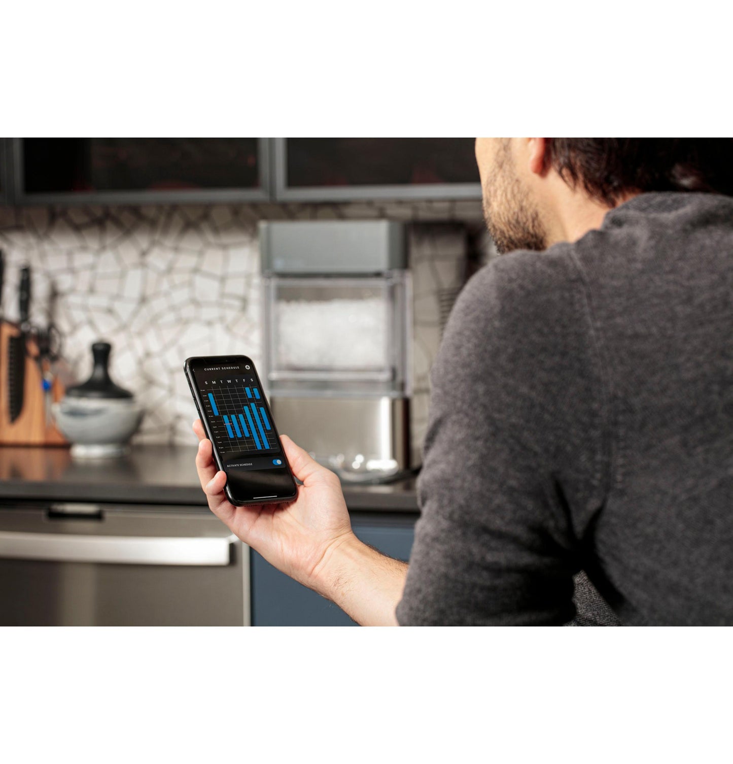 Machine à glaçons en pépites GE Appliances XPIO23SCSS GE Profile™ Opal™ 2.0