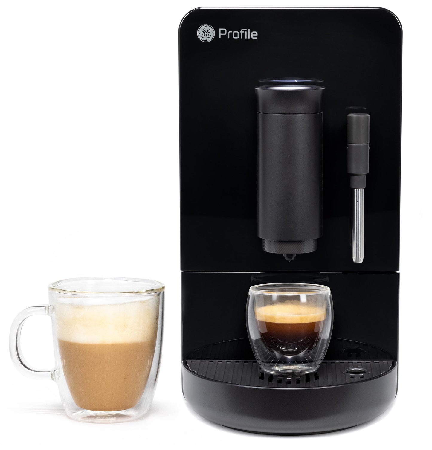 Machine à expresso automatique GE Profile™ P7CEBBS6RBB avec mousseur à lait