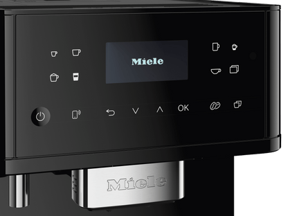 Miele CM6160OB Cm 6160 Milkperfection Noir Obsidien - Machine à café de comptoir avec connexion Wifi et une large sélection de cafés de spécialité pour une liberté maximale.