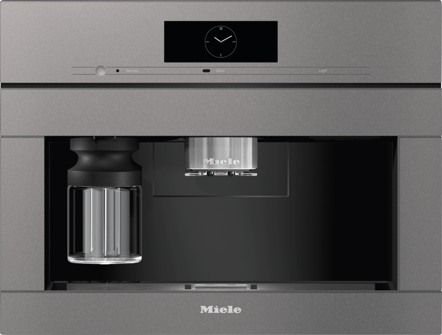 Miele CVA7845GG CVA 7845 - Machine à café encastrable avec Directwater. Design parfaitement combinable avec Coffeeselect + Autodescale pour les exigences les plus élevées.