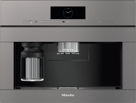 Miele CVA7845GG CVA 7845 - Machine à café encastrable avec Directwater. Design parfaitement combinable avec Coffeeselect + Autodescale pour les exigences les plus élevées.