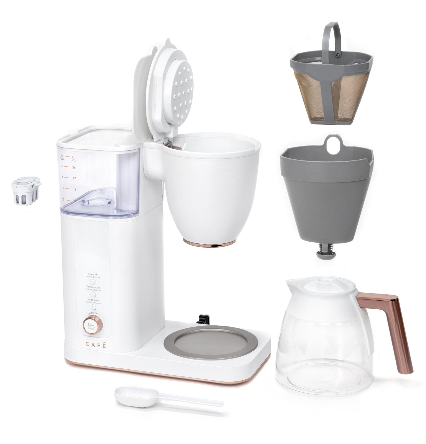 Cafetière à filtre spécialisée Café™ C7CDABS4RW3 avec carafe en verre