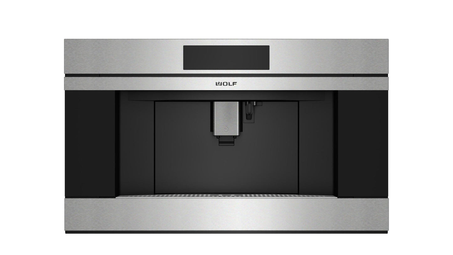 Système à café contemporain en acier inoxydable Wolf EC3050CMS série 30 M