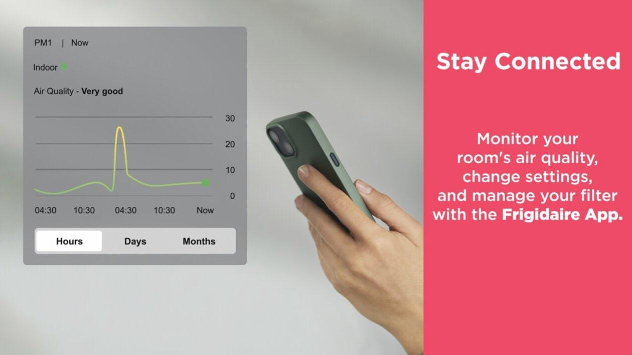 Purificateur d'air Frigidaire FHAP2040A1 Purea300™ XL HEPA avec Wi-Fi