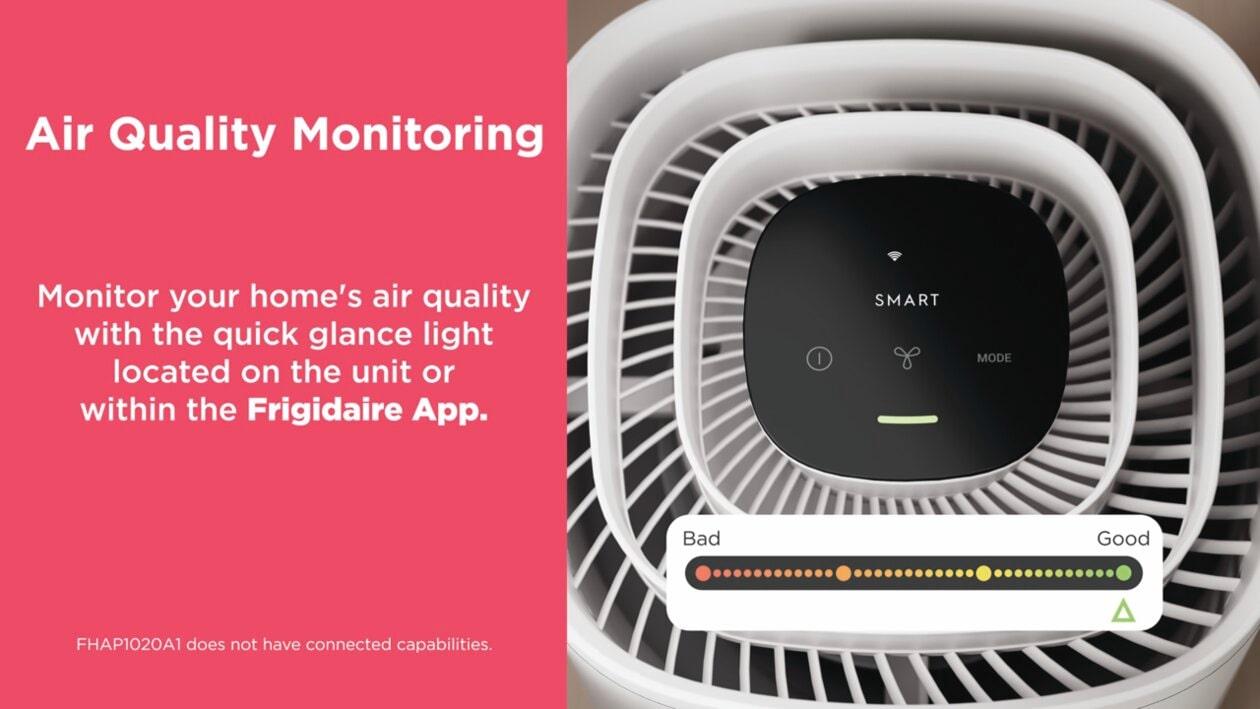 Purificateur d'air Frigidaire FHAP1040A1 Purea300™ HEPA avec Wi-Fi