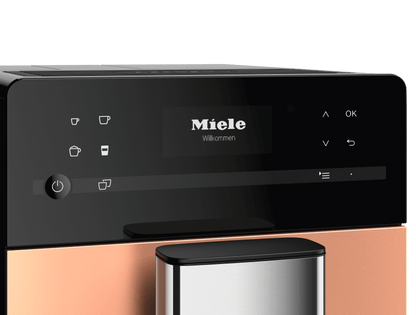 Miele CM5510RG Cm 5510 Silence - Machine à café de comptoir avec fonction Onetouch pour deux personnes pour un plaisir café ultime.