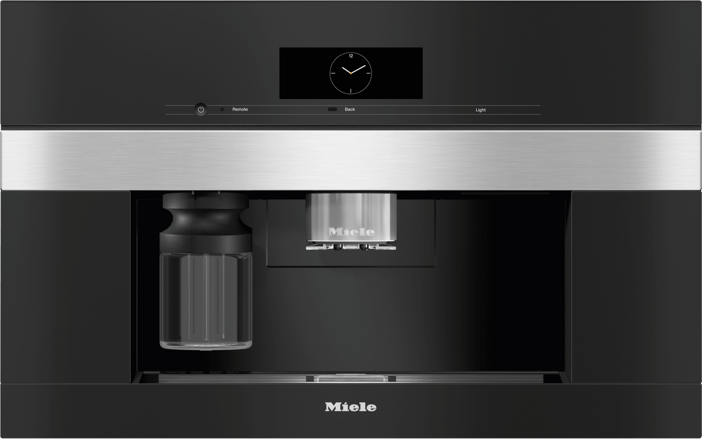 Miele CVA7875CTS CVA 7875 Clean Touch Steel - Machine à café encastrable avec Directwater. Design parfaitement combinable avec Coffeeselect + Autodescale pour les exigences les plus élevées.