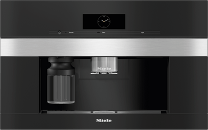 Miele CVA7875CTS CVA 7875 Clean Touch Steel - Machine à café encastrable avec Directwater. Design parfaitement combinable avec Coffeeselect + Autodescale pour les exigences les plus élevées.