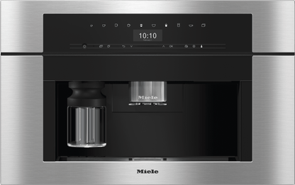 Miele CVA7370CTS CVA 7370 - Machine à café encastrable au design parfaitement modulable avec capteur de tasse breveté pour un café parfait.