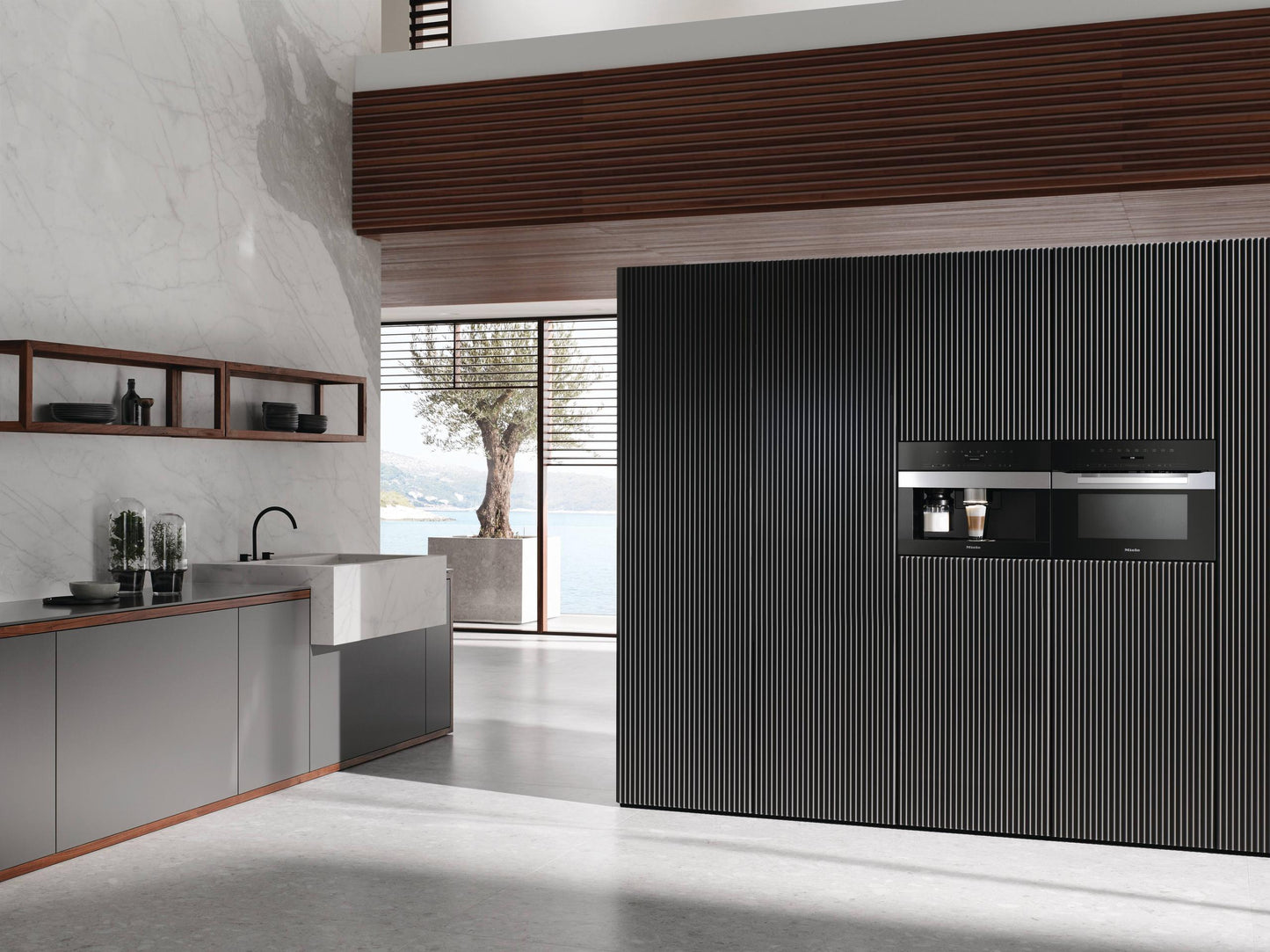 Miele CVA7440CTS CVA 7440 - Machine à café encastrable au design parfaitement modulable avec capteur de tasse breveté pour un café parfait.