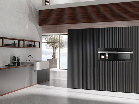 Miele CVA7440CTS CVA 7440 - Machine à café encastrable au design parfaitement modulable avec capteur de tasse breveté pour un café parfait.