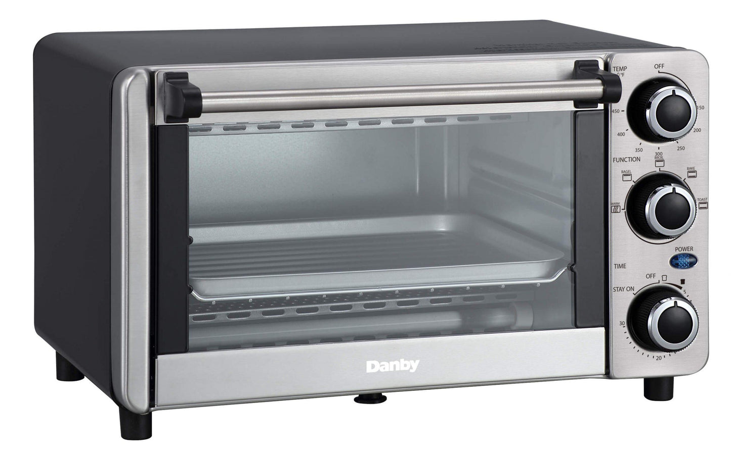 Four grille-pain de comptoir Danby DBTO0412BBSS, 12 L (0,4 pi³), 4 tranches