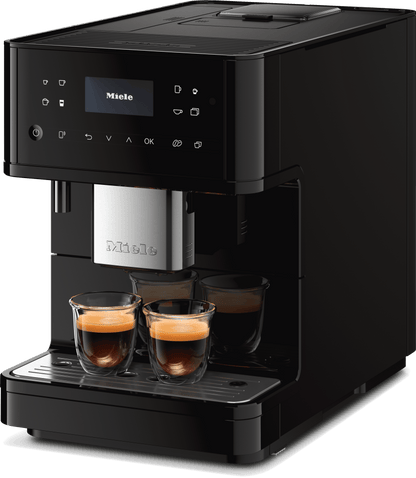 Miele CM6160OB Cm 6160 Milkperfection Noir Obsidien - Machine à café de comptoir avec connexion Wifi et une large sélection de cafés de spécialité pour une liberté maximale.