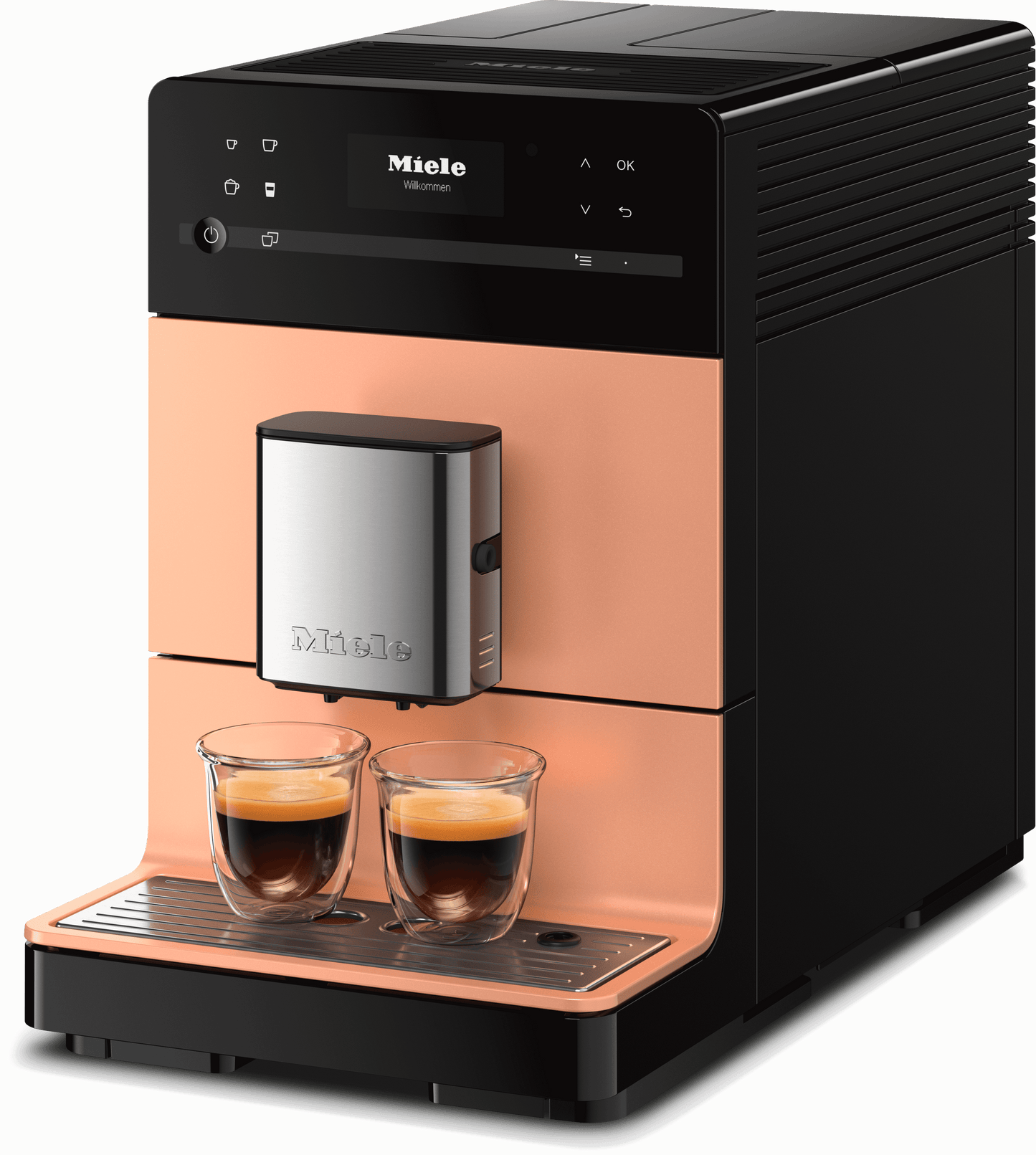 Miele CM5510RG Cm 5510 Silence - Machine à café de comptoir avec fonction Onetouch pour deux personnes pour un plaisir café ultime.