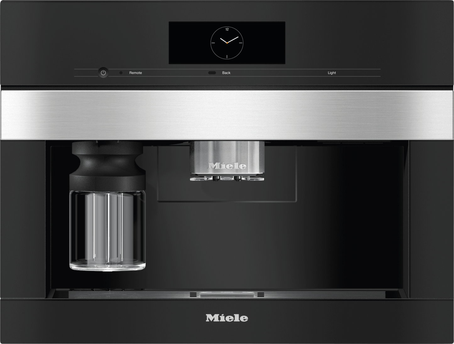 Miele CVA7845CTS CVA 7845 - Machine à café encastrable avec Directwater. Design parfaitement combinable avec Coffeeselect + Autodescale pour les exigences les plus élevées.