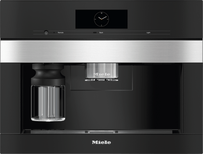 Miele CVA7840CTS Cva 7840 Clean Touch Steel - Machine à café encastrable. Design parfaitement combinable avec Coffeeselect + Autodescale pour les exigences les plus élevées.