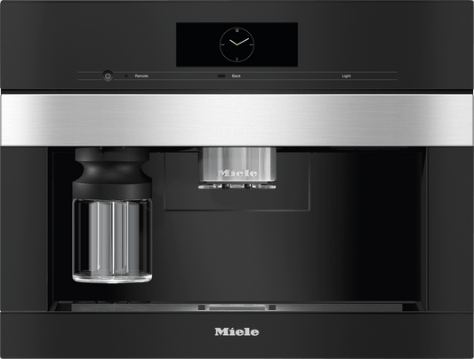 Miele CVA7840CTS Cva 7840 Clean Touch Steel - Machine à café encastrable. Design parfaitement combinable avec Coffeeselect + Autodescale pour les exigences les plus élevées.