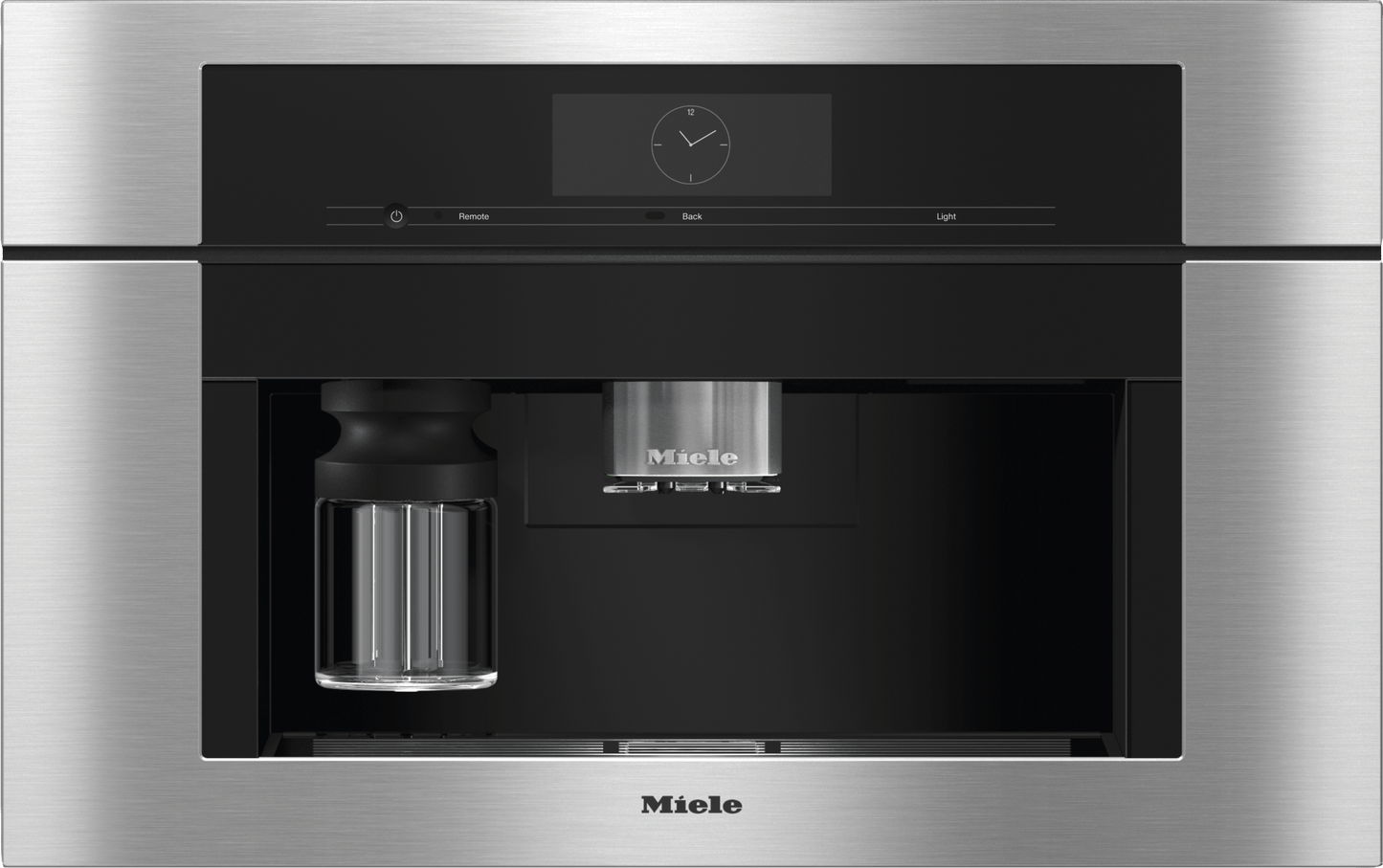 Miele CVA7775CTS CVA 7775 Clean Touch Steel - Machine à café encastrable avec Directwater. Design parfaitement combinable avec Coffeeselect + Autodescale pour les exigences les plus élevées.