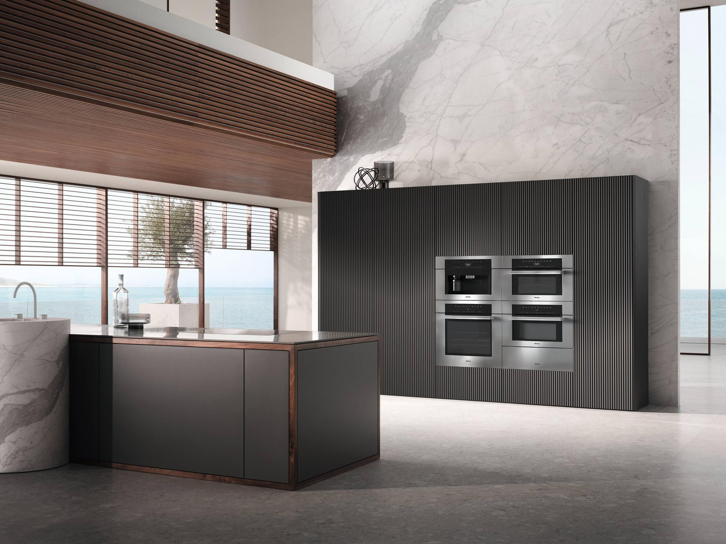 Miele CVA7370CTS CVA 7370 - Machine à café encastrable au design parfaitement modulable avec capteur de tasse breveté pour un café parfait.