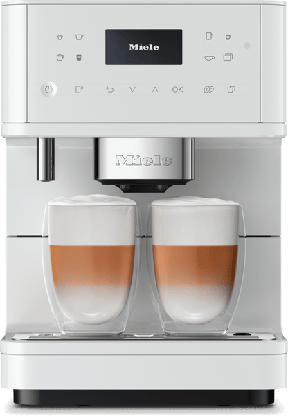 Miele CM6160LW Cm 6160 Milkperfection - Machine à café de comptoir avec connexion Wifi et une large sélection de cafés de spécialité pour une liberté maximale.