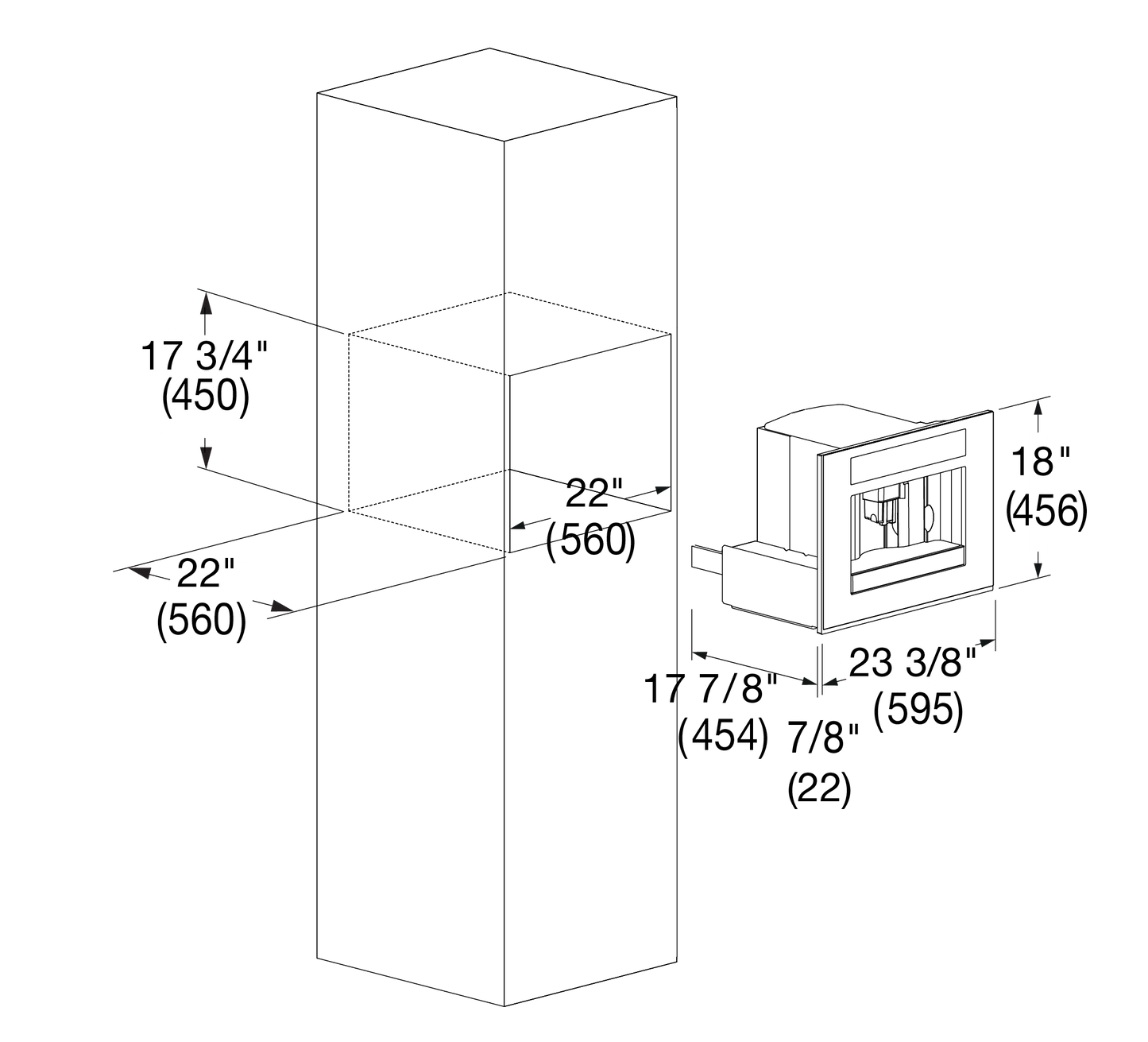 Machine à café Fulgor Milano F7MBC24MB1 24