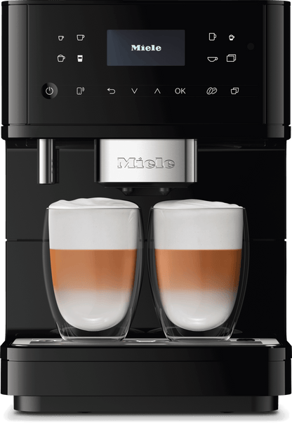 Miele CM6160OB Cm 6160 Milkperfection Noir Obsidien - Machine à café de comptoir avec connexion Wifi et une large sélection de cafés de spécialité pour une liberté maximale.