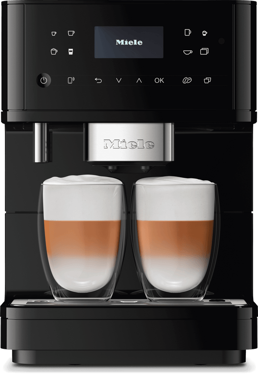 Miele CM6160OB Cm 6160 Milkperfection Noir Obsidien - Machine à café de comptoir avec connexion Wifi et une large sélection de cafés de spécialité pour une liberté maximale.