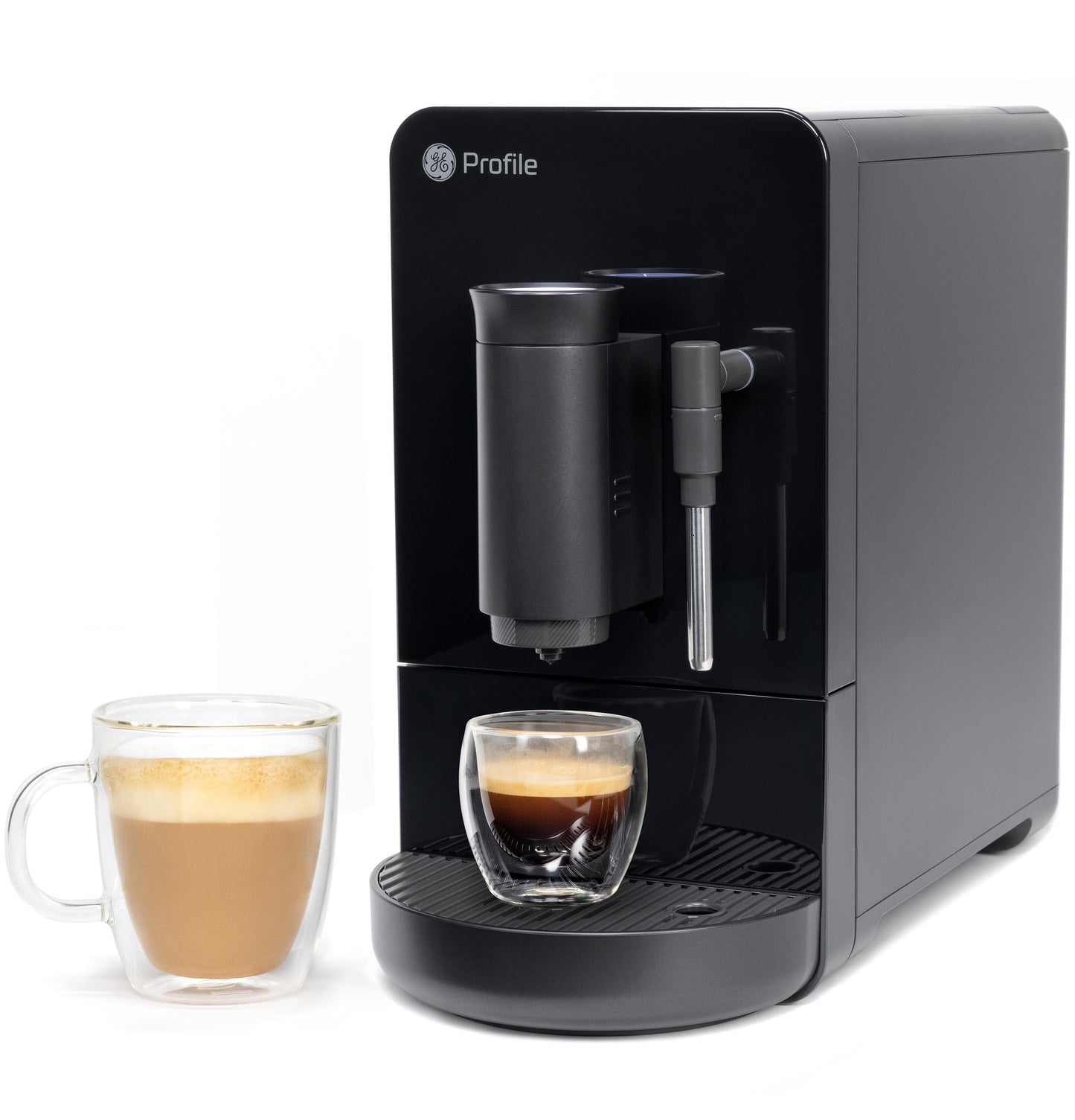 Machine à expresso automatique GE Profile™ P7CEBBS6RBB avec mousseur à lait