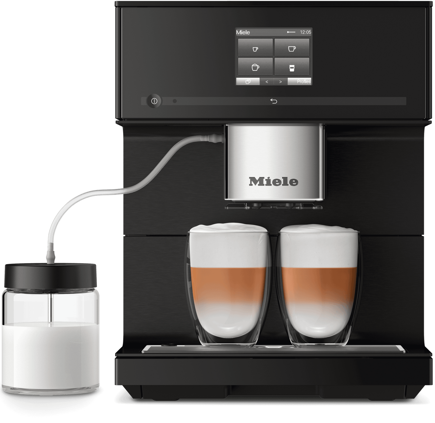 Miele CM7750OB Cm 7750 Coffeeselect - Machine à café de comptoir avec Coffeeselect et détartrage automatique pour une flexibilité maximale