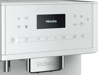 Miele CM6160LW Cm 6160 Milkperfection - Machine à café de comptoir avec connexion Wifi et une large sélection de cafés de spécialité pour une liberté maximale.