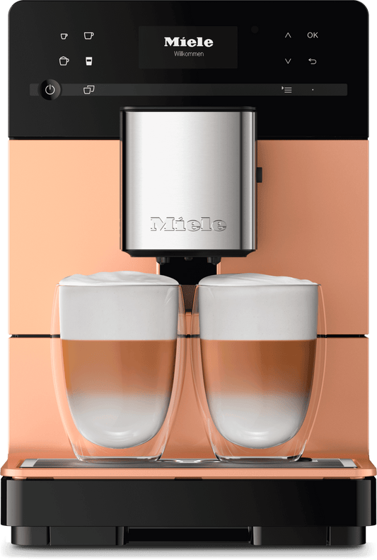 Miele CM5510RG Cm 5510 Silence - Machine à café de comptoir avec fonction Onetouch pour deux personnes pour un plaisir café ultime.