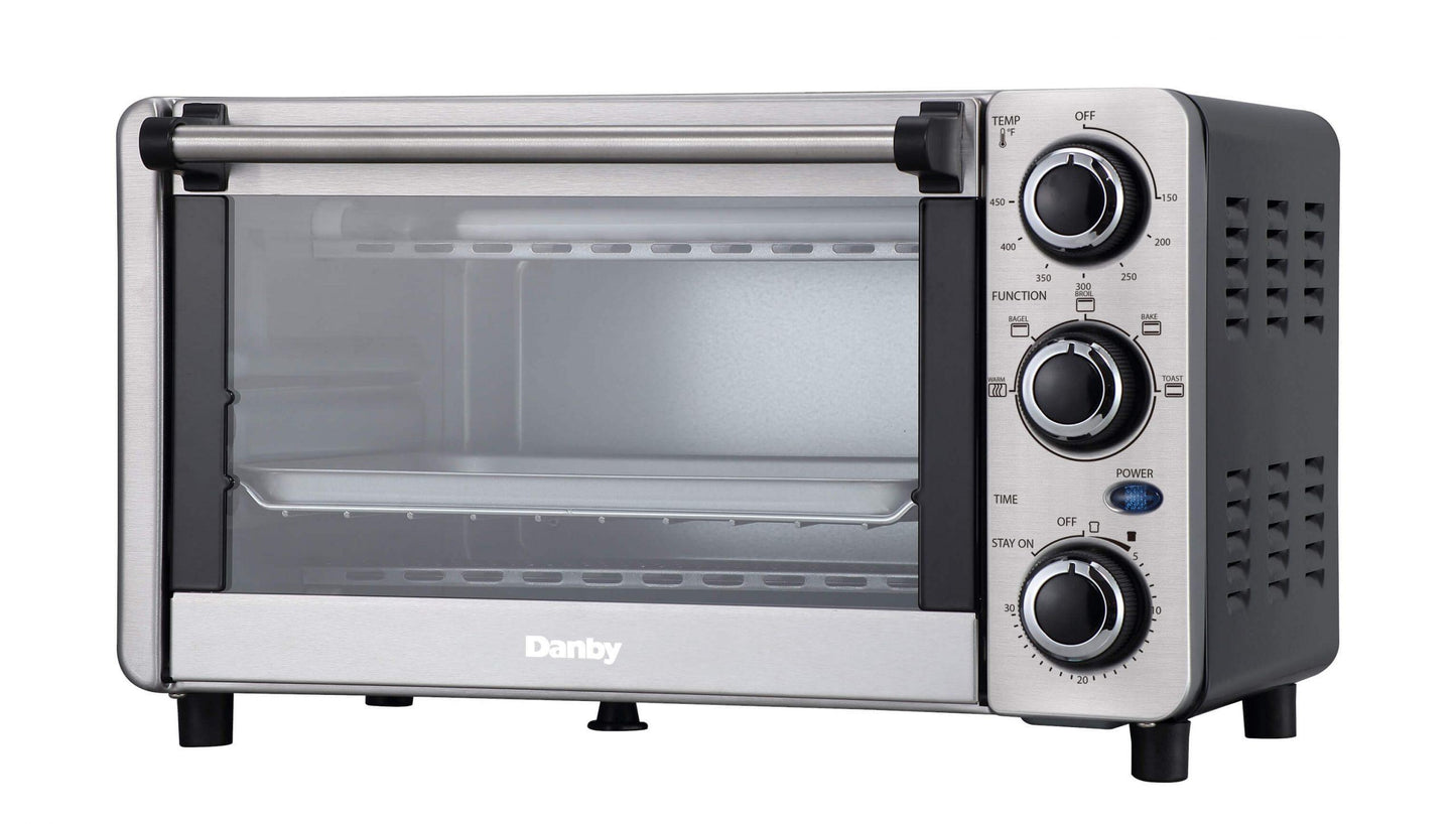 Four grille-pain de comptoir Danby DBTO0412BBSS, 12 L (0,4 pi³), 4 tranches