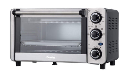 Four grille-pain de comptoir Danby DBTO0412BBSS, 12 L (0,4 pi³), 4 tranches