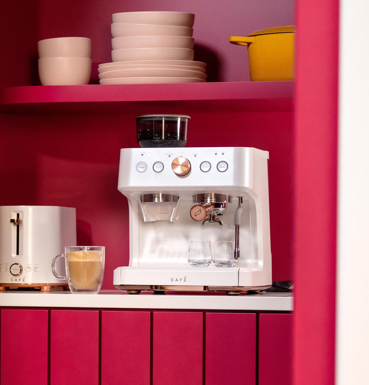 Cafe C7CESAS4RW3 Café™ Bellissimo Machine à expresso semi-automatique + mousseur